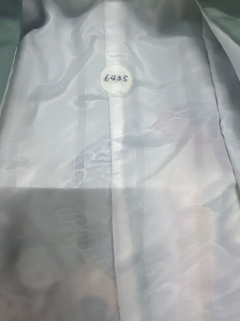 七五三:7歳の男の子用3点セット着物羽織常備メントグリーンのグラデーション