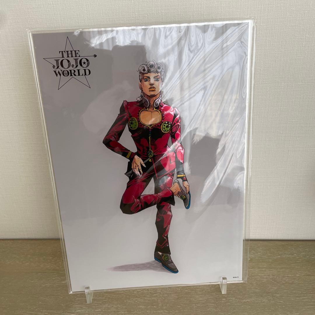 ジョジョワールド　ジョルノ　荒木飛呂彦描き下ろし　アクリルアートパネル　原画