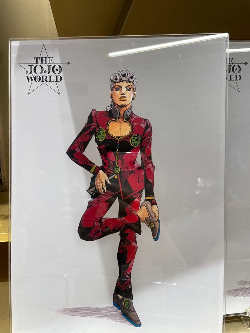ジョジョワールド　ジョルノ　荒木飛呂彦描き下ろし　アクリルアートパネル　原画