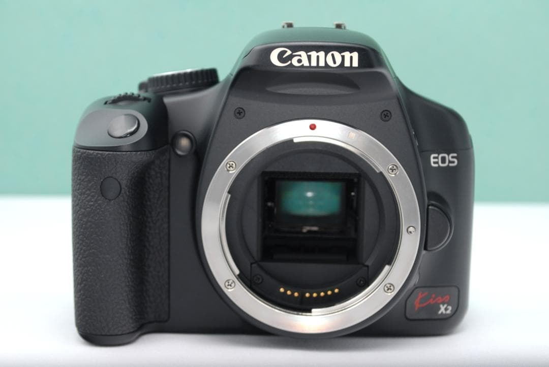 ☘️初心者向け✨️ 美品 Canon Kiss X2 一眼レフ 手ぶれ補正レンズ