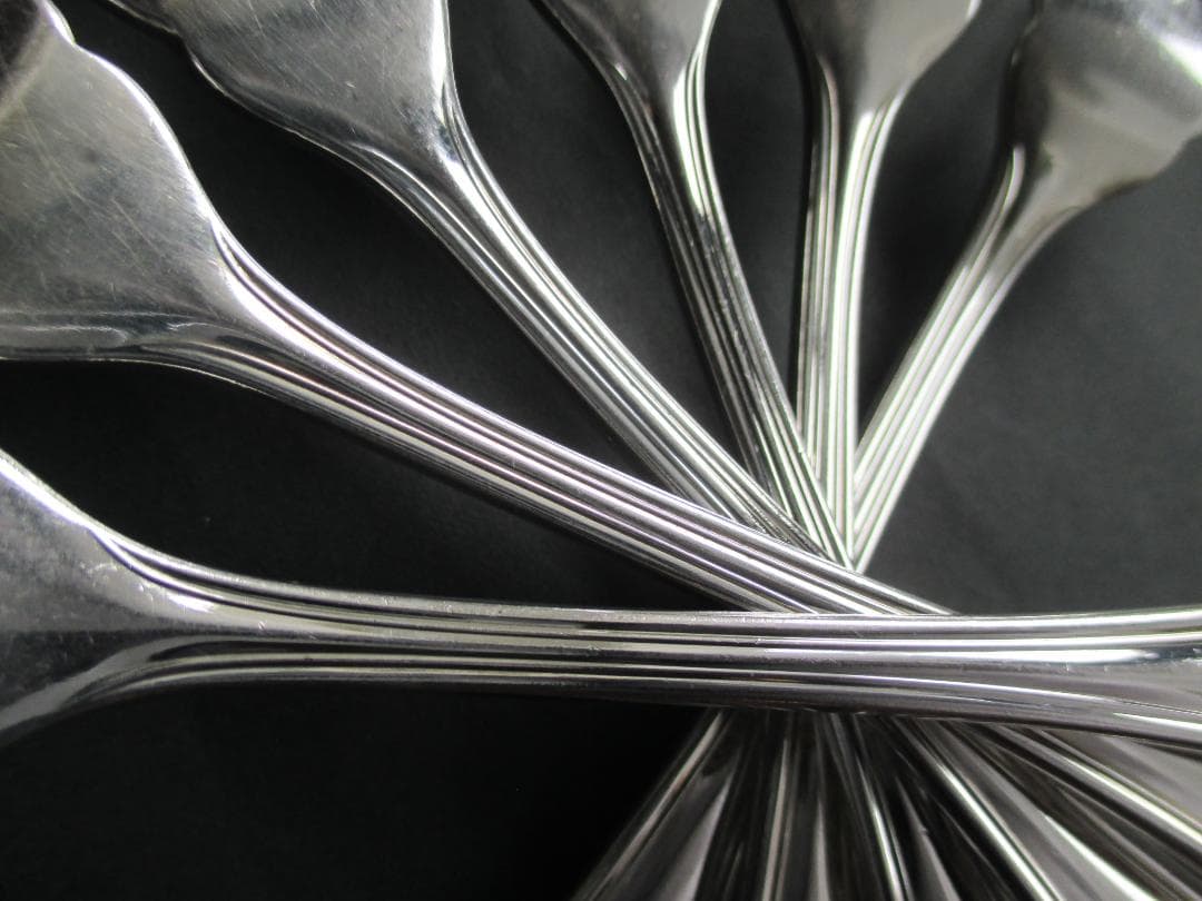 ☆仏蘭西銀器クリストフルシルバー　フィッシュフォーク6本セット　アルビ