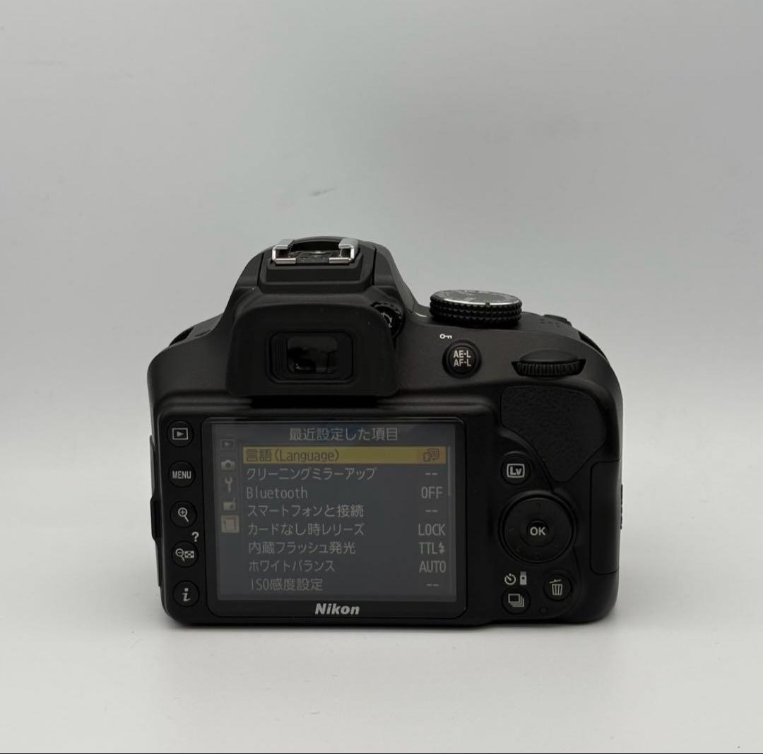 【Nikon D3400+18-55mm｜軽量一眼レフ】