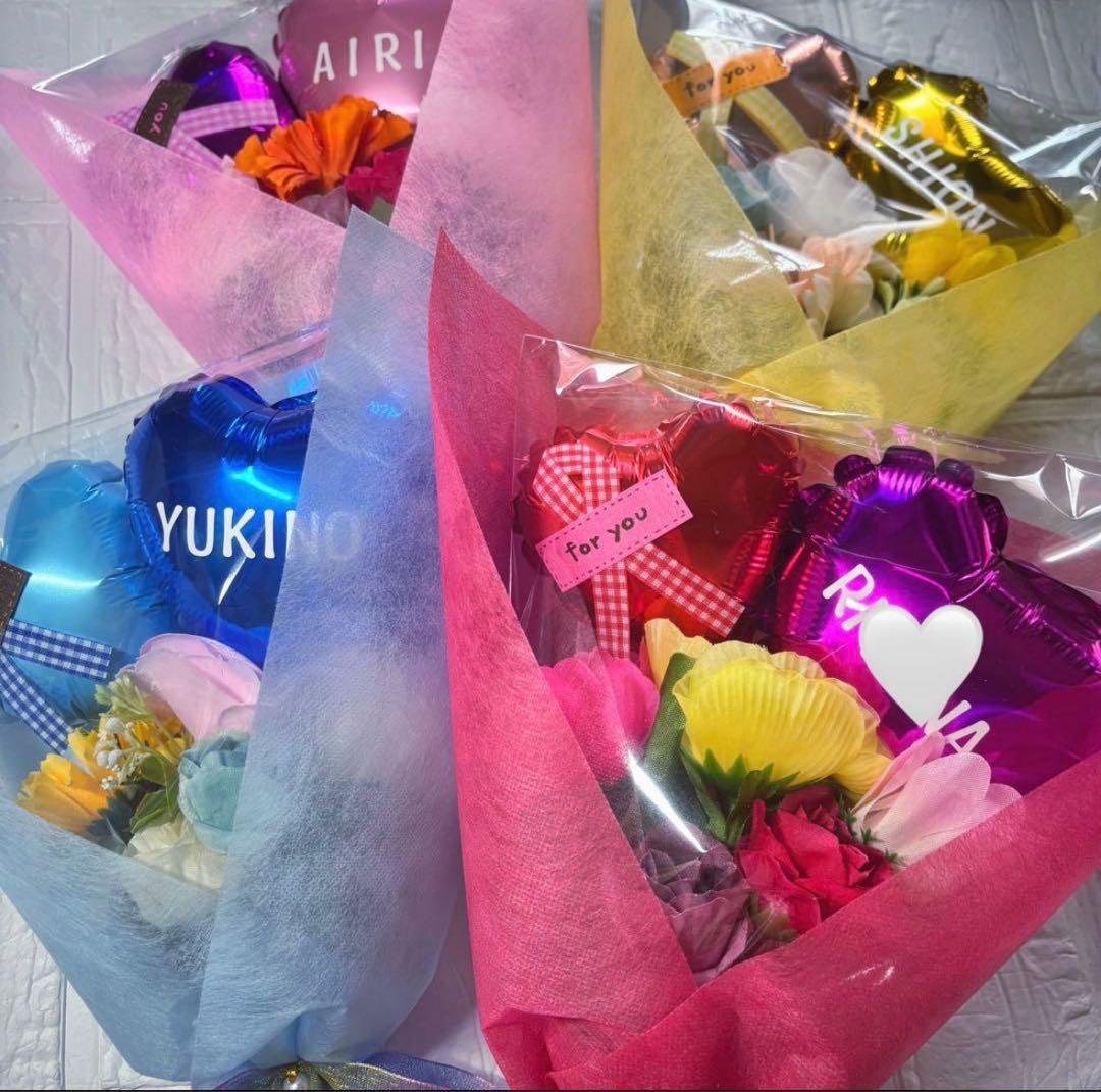バルーンブーケA プチギフト 発表会 誕生日 卒部 卒業 卒園 結婚式 5個