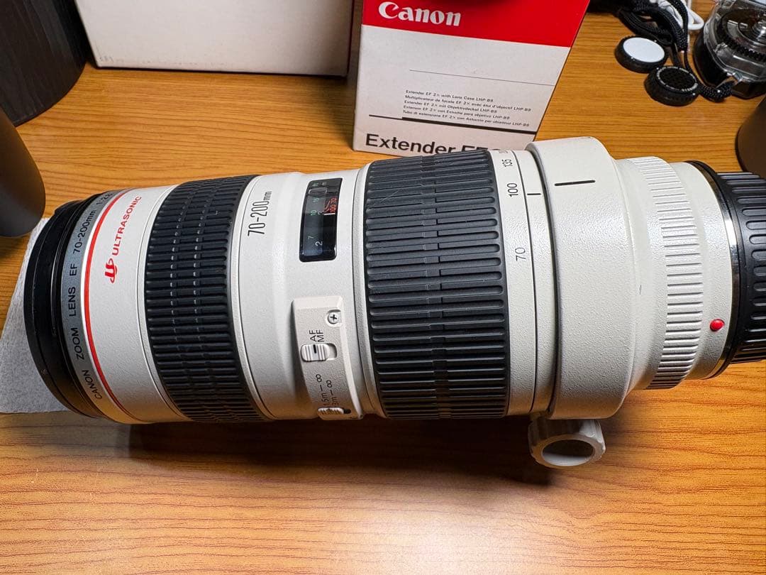 美品EF70-200mm F2.8L IS USM＋Extender EF 2x