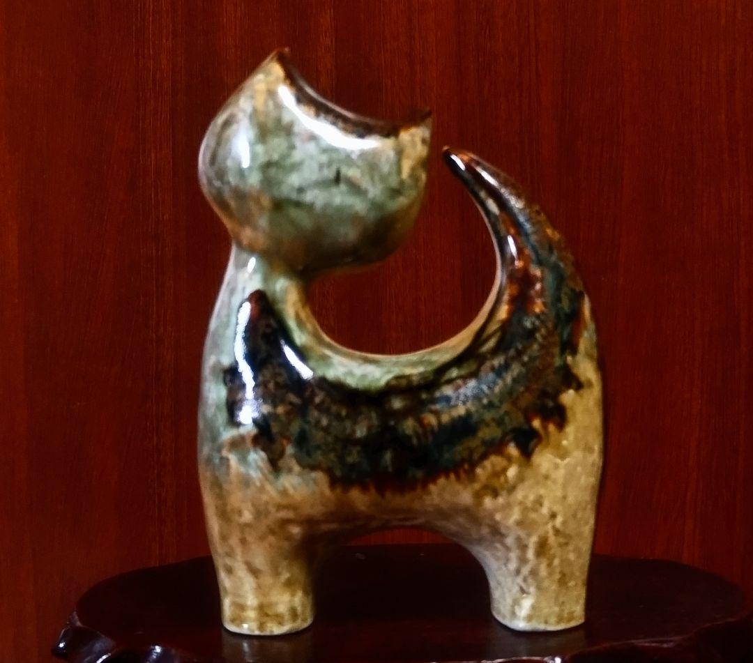 Soholm スーホルム 三日月猫の陶器 ヴィンテージ 美品