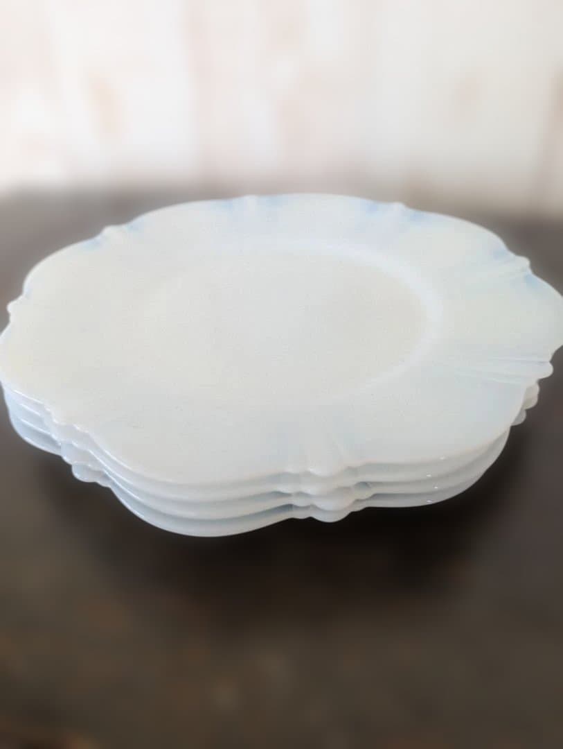 マクベスエバンス　アメリカンスィートハート　デザート皿 4枚セット アンティーク