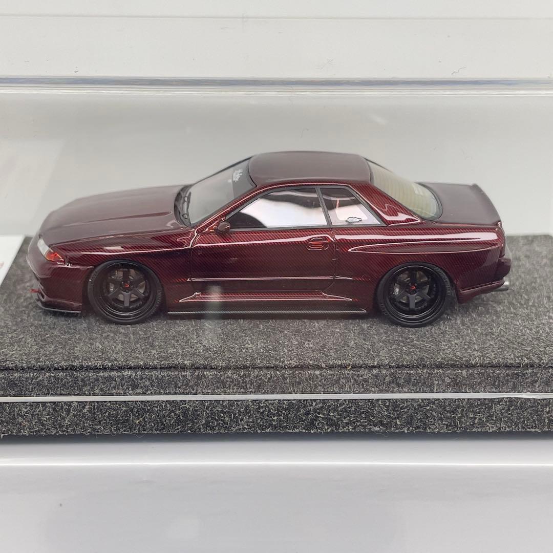 The laboratory 1/64 R32 ガレージアクティブ カボーン　赤