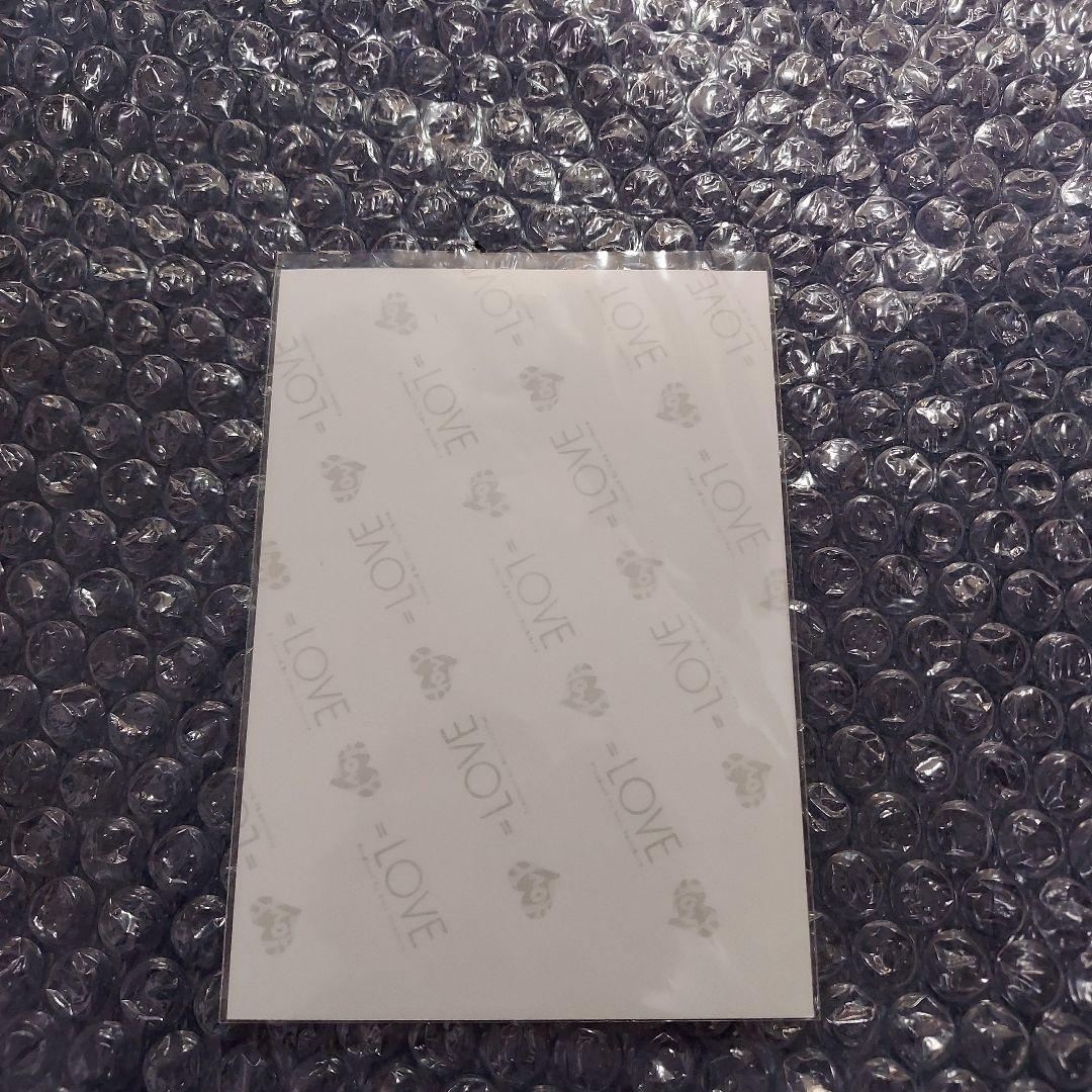 =LOVE　野口衣織　コメント付　直筆生写真