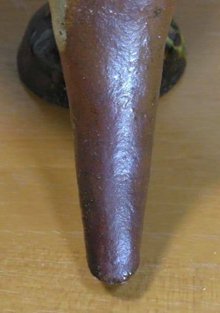 人間国宝 金城次郎 カラカラ(魚紋カラカラ) 栞 共箱 やちむん 壷屋焼 大きめ