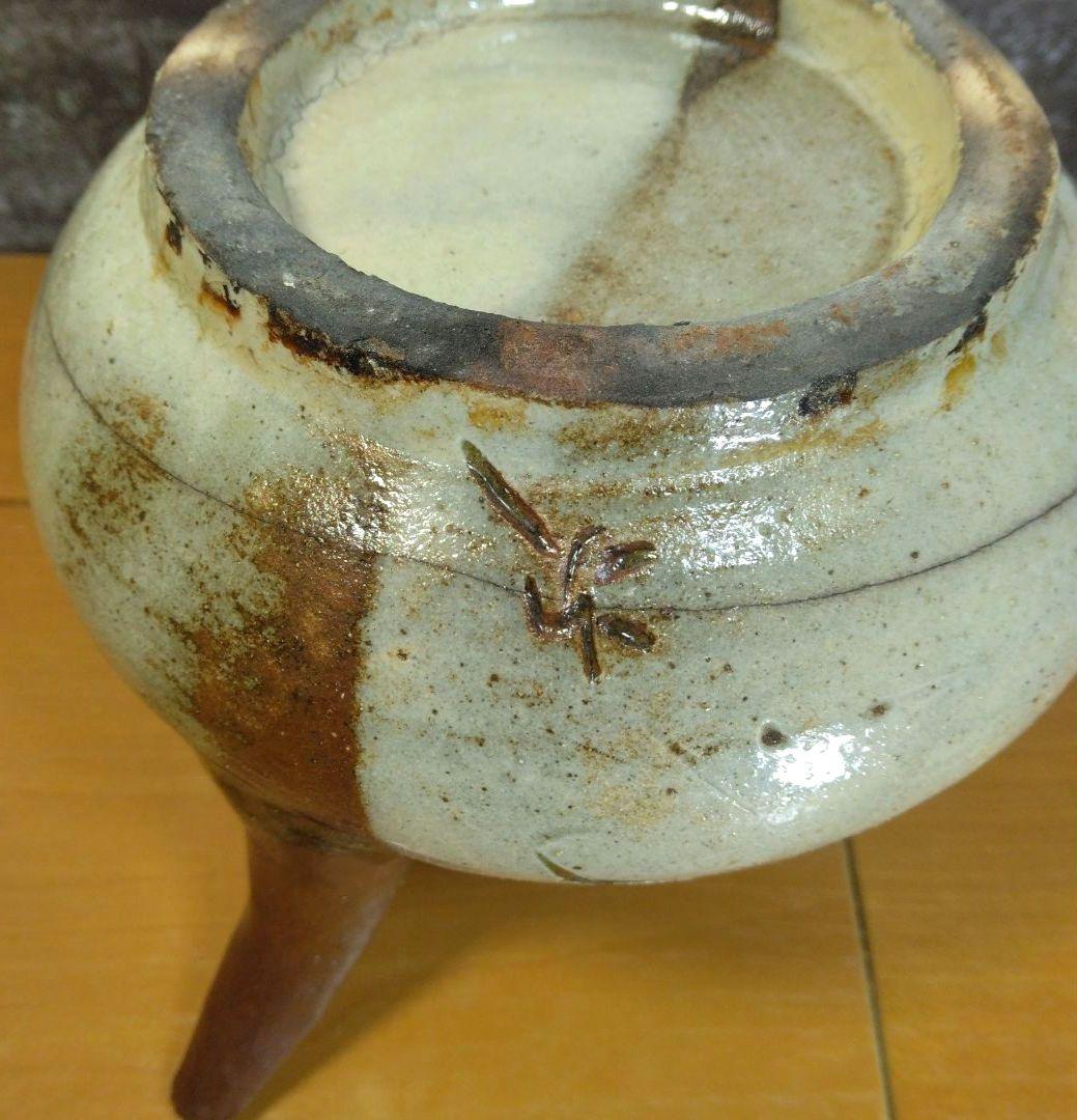 人間国宝 金城次郎 カラカラ(魚紋カラカラ) 栞 共箱 やちむん 壷屋焼 大きめ