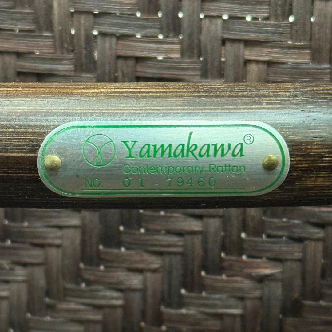 H22C12 展示品 ヤマカワラタン 山川ラタン 楽々イス CL-067 籐