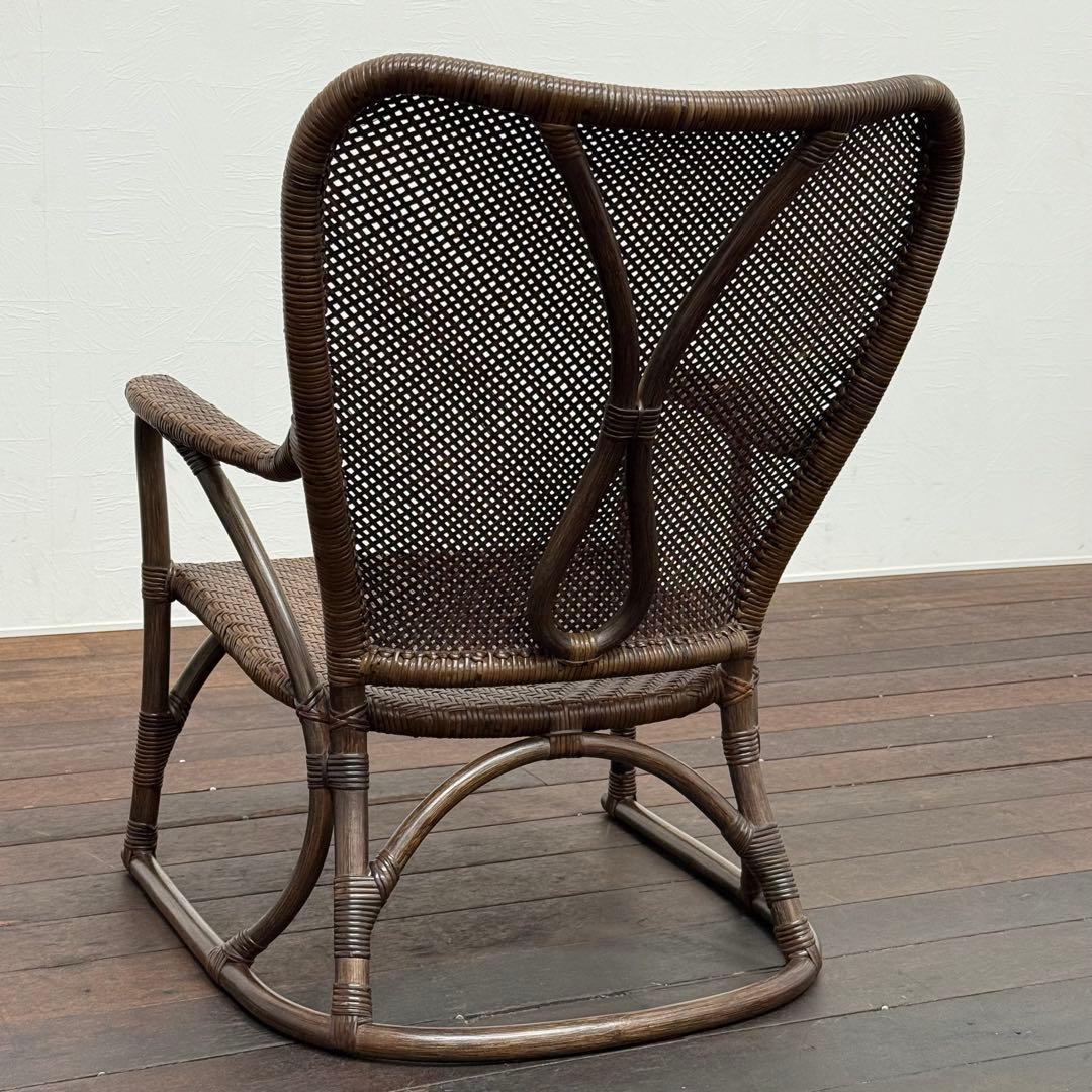 H22C12 展示品 ヤマカワラタン 山川ラタン 楽々イス CL-067 籐