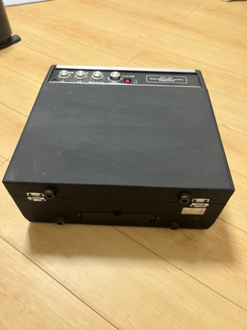 (k) COLUMBIA G-P20 カセット・レコードプレーヤー　昭和レトロ