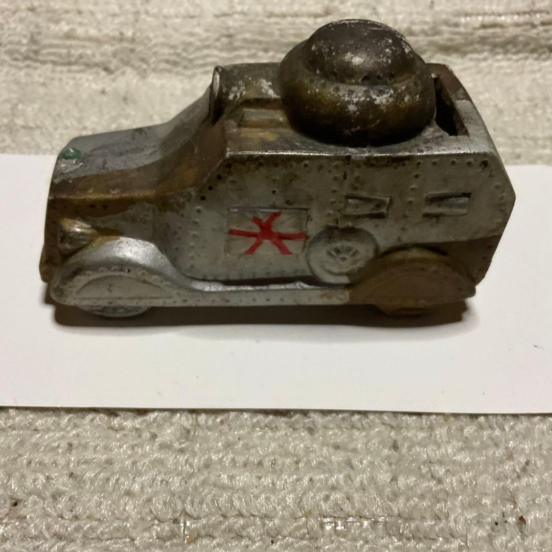 陶器製　兵隊　軍艦、戦車　昭和戦時中　昭和レトロ。年代不明？
