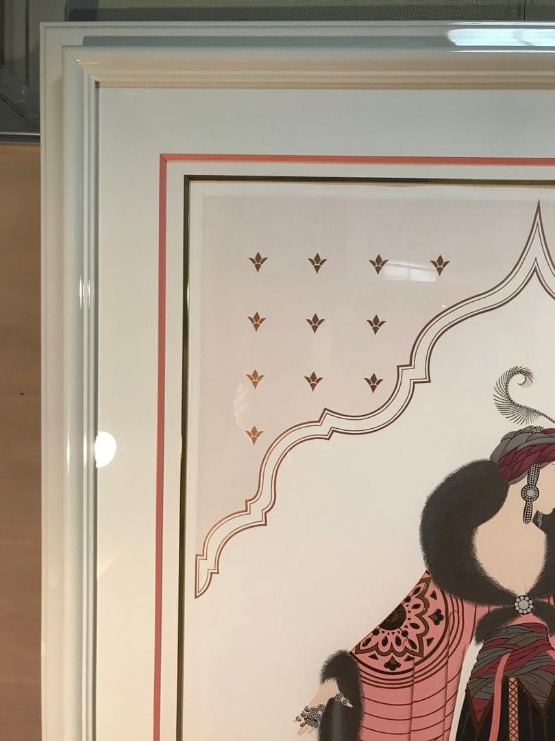 エルテ　「モダンハーレムⅡ」　シルクスクリーン　刷り込みサイン・エディション有り