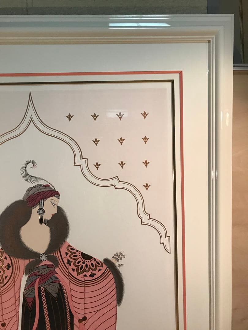 エルテ　「モダンハーレムⅡ」　シルクスクリーン　刷り込みサイン・エディション有り