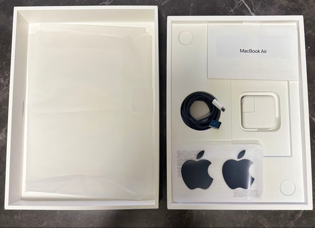 美品【MacBookAir】M2 13インチ 16GB/256GB ミッドナイト