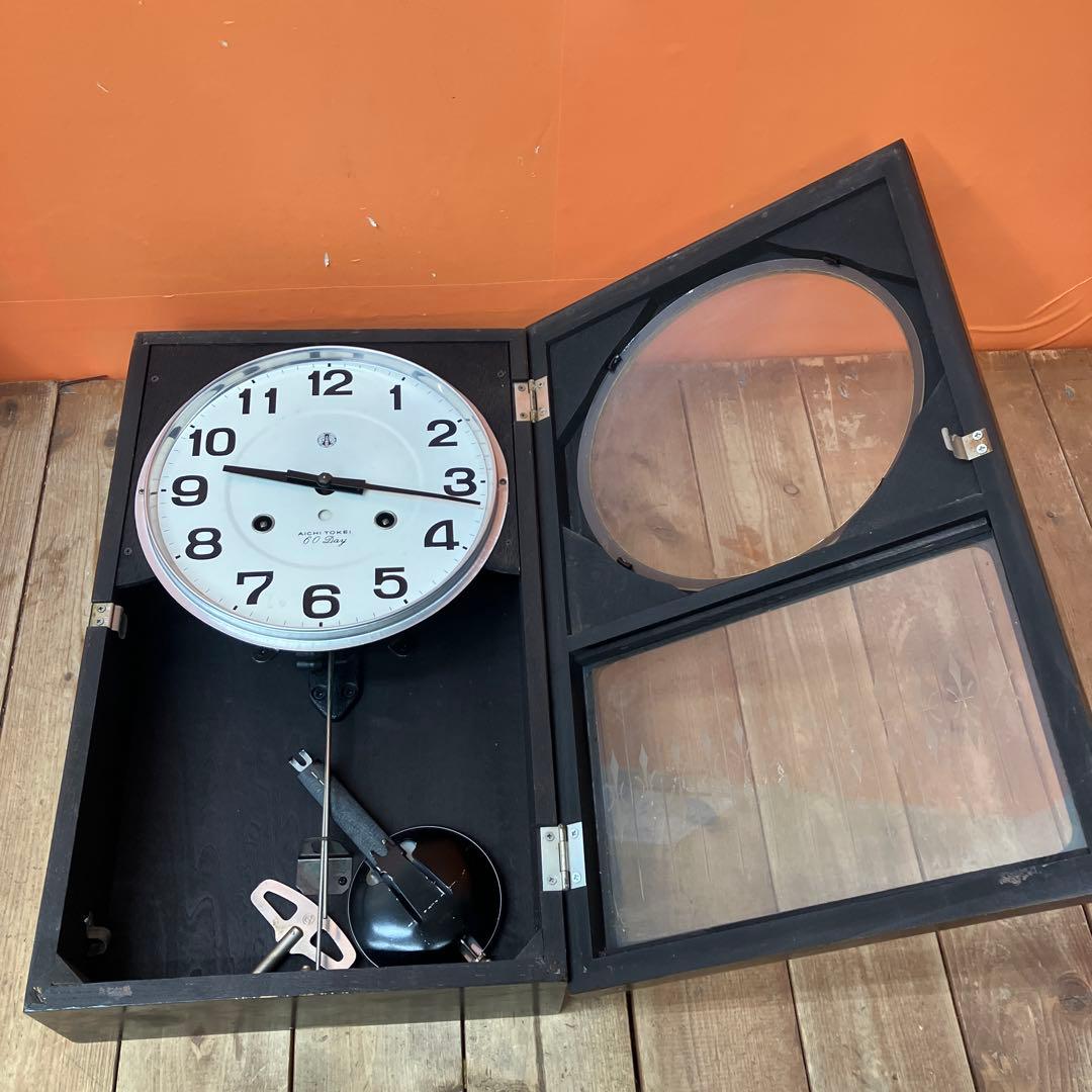 E-3 愛知時計 AichiTokei 振り子時計 柱時計 ボンボン時計 ゼンマ