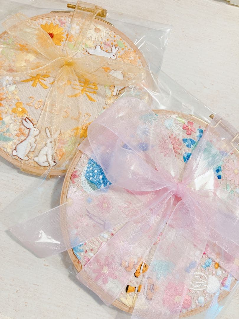 刺繍命名書　オーダー　出産祝い