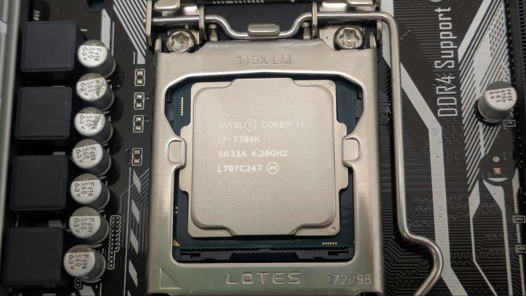 ASUS PRIME H270-PRO + Core i7-7700K セット