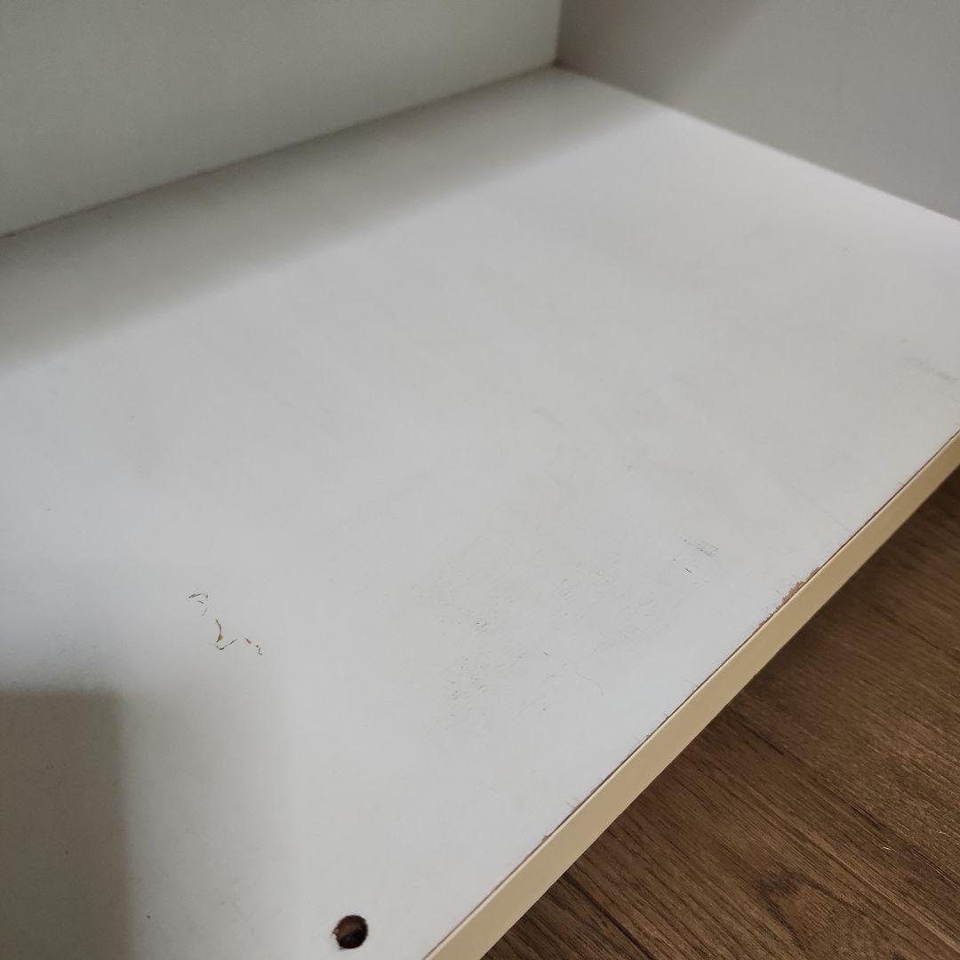 ホワイトとピンクのカウンターワゴン　昭和レトロ