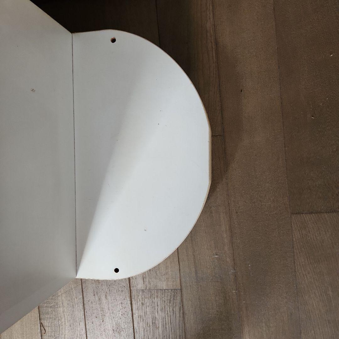 ホワイトとピンクのカウンターワゴン　昭和レトロ