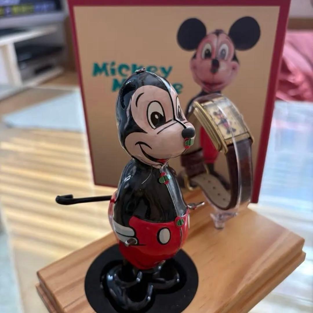 ヴィンテージ ディズニーミッキー70 周年バースデイティントイ＆腕時計セット