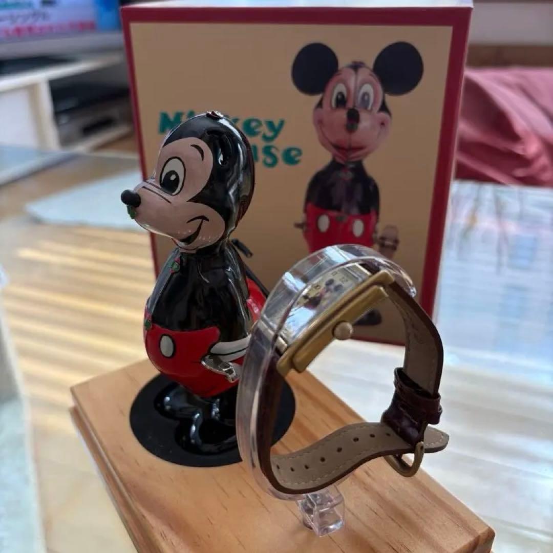 ヴィンテージ ディズニーミッキー70 周年バースデイティントイ＆腕時計セット