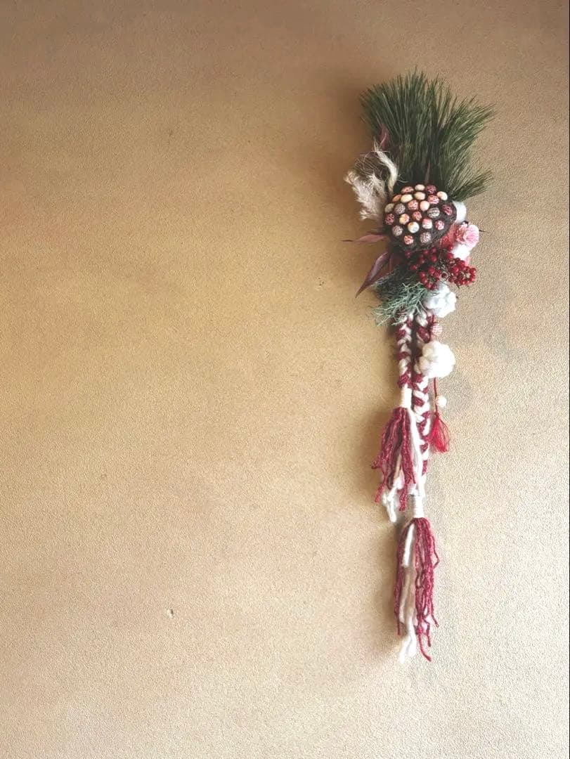 大きな蓮の花ちりめん細工
