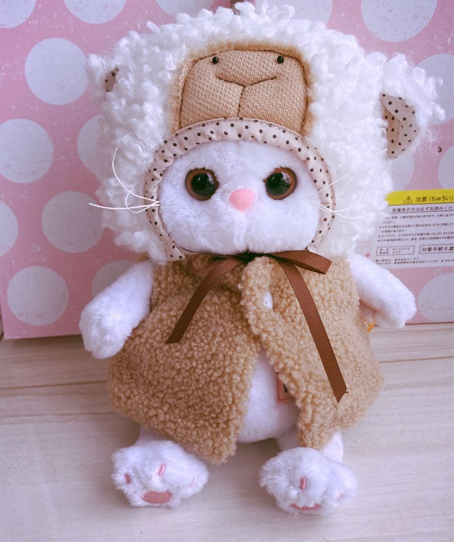 BUDI BASA ブデイーバーサ　リリベイビー　猫 ぬいぐるみ ハンドメイド