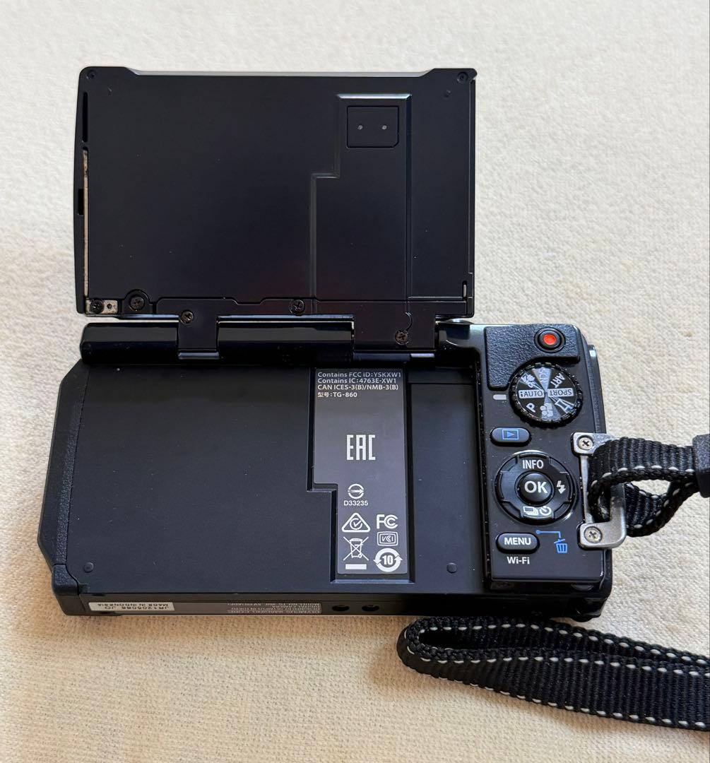 美品！ OLYMPUS オリンパス 防水デジタルカメラ TG-860 Tough