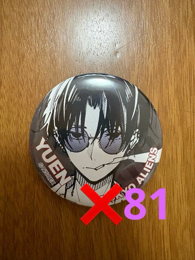 東京エイリアンズ 憂炎缶バッジ ➕ポストカード➕おまけ缶バッジ　まとめ売り