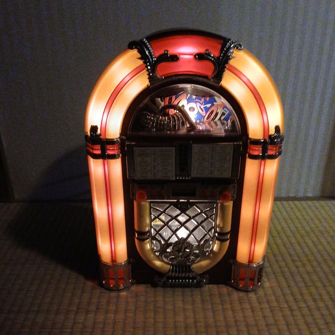 レトロアンティークLEMONジュークボックス型ラジオCD プレーヤー[美品]