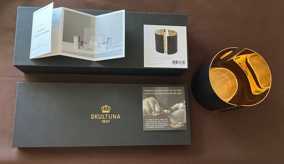 SUKLTUNA スクルツナ  インフィニティ キャンドルホルダー　ろうそく立て