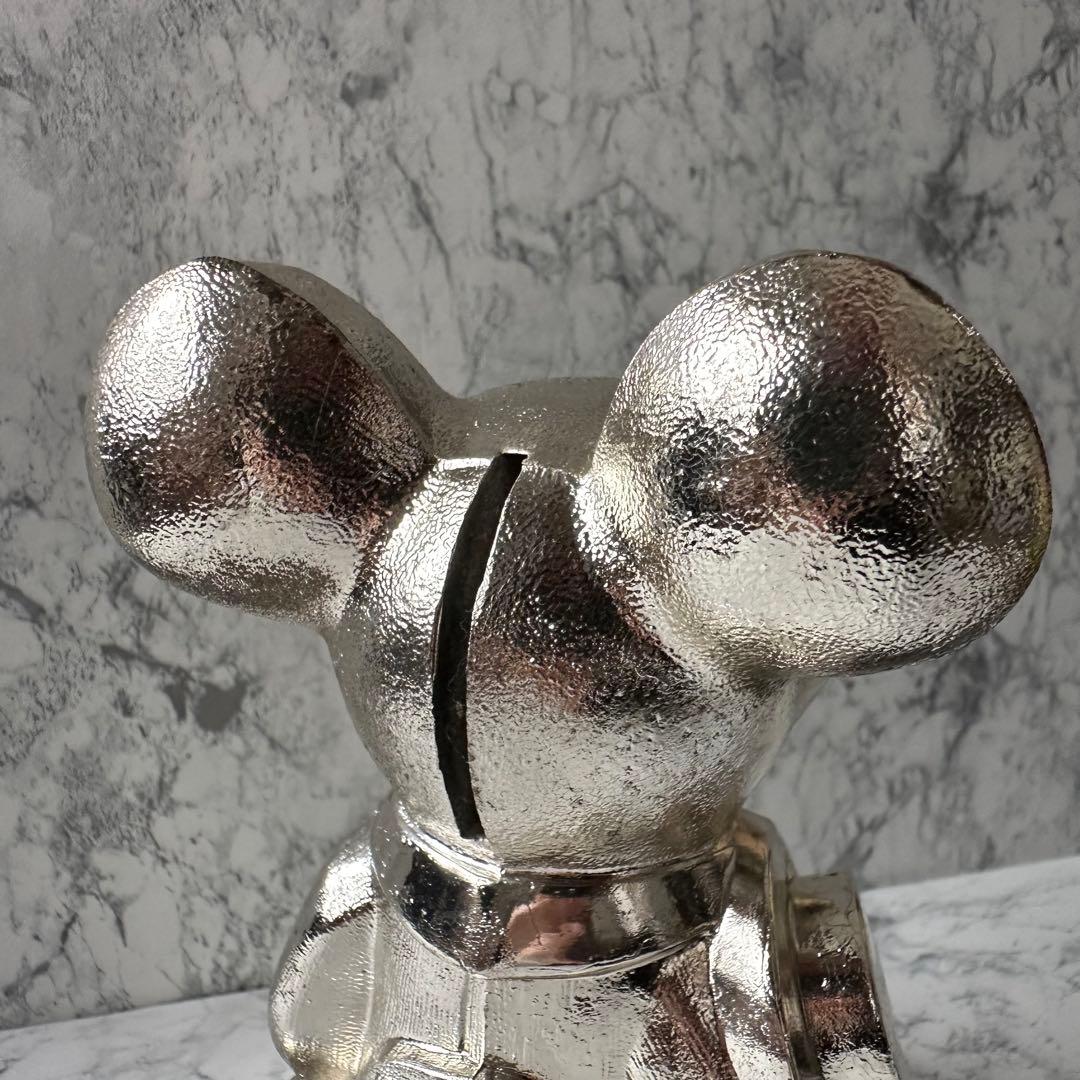 希少 ミッキーマウス メタル 貯金箱 ディズニー Disney