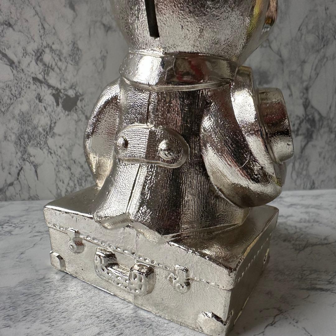 希少 ミッキーマウス メタル 貯金箱 ディズニー Disney