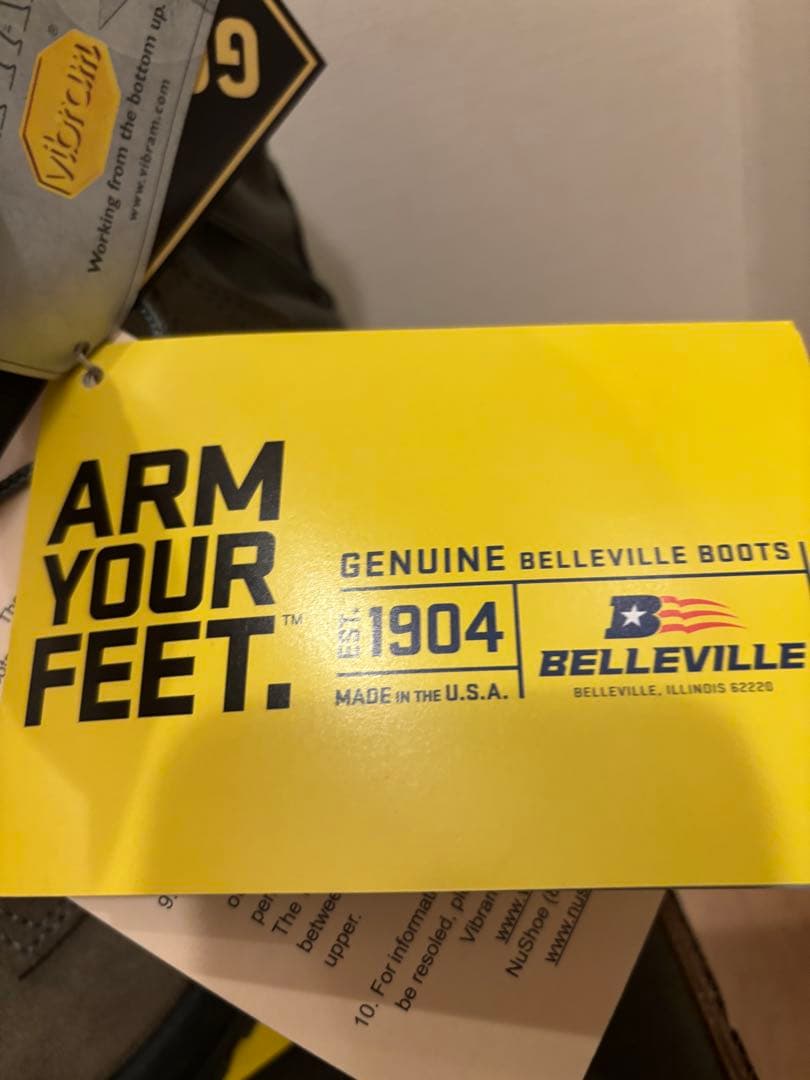 【未使用】Belleville 6.5WF ゴアテックス ブーツ ビブラムソール