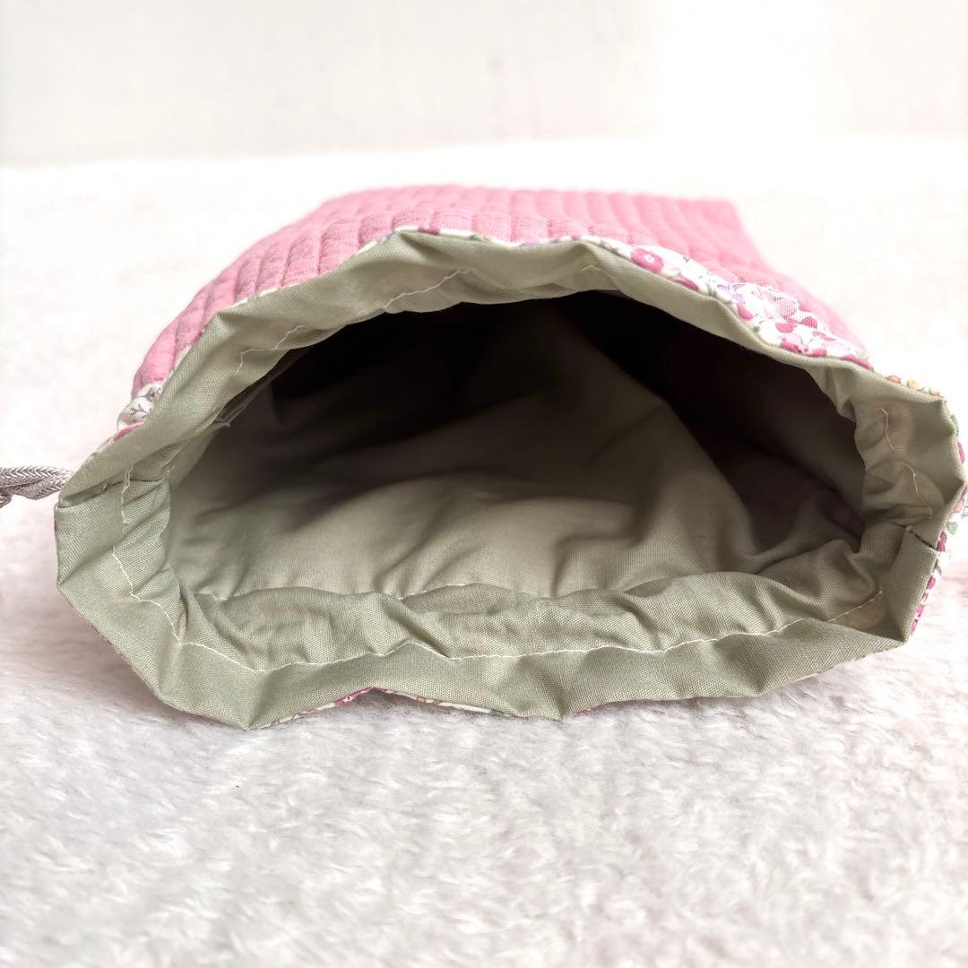 ハンドメイド さくらんぼ刺繍 ヌビ入園入学4点セット 裏地付き イブル