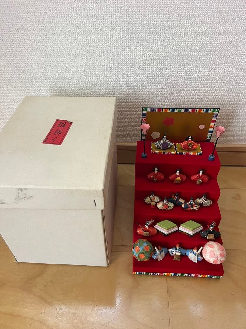 丹青堂　和紙　雛飾り　レトロ　昭和