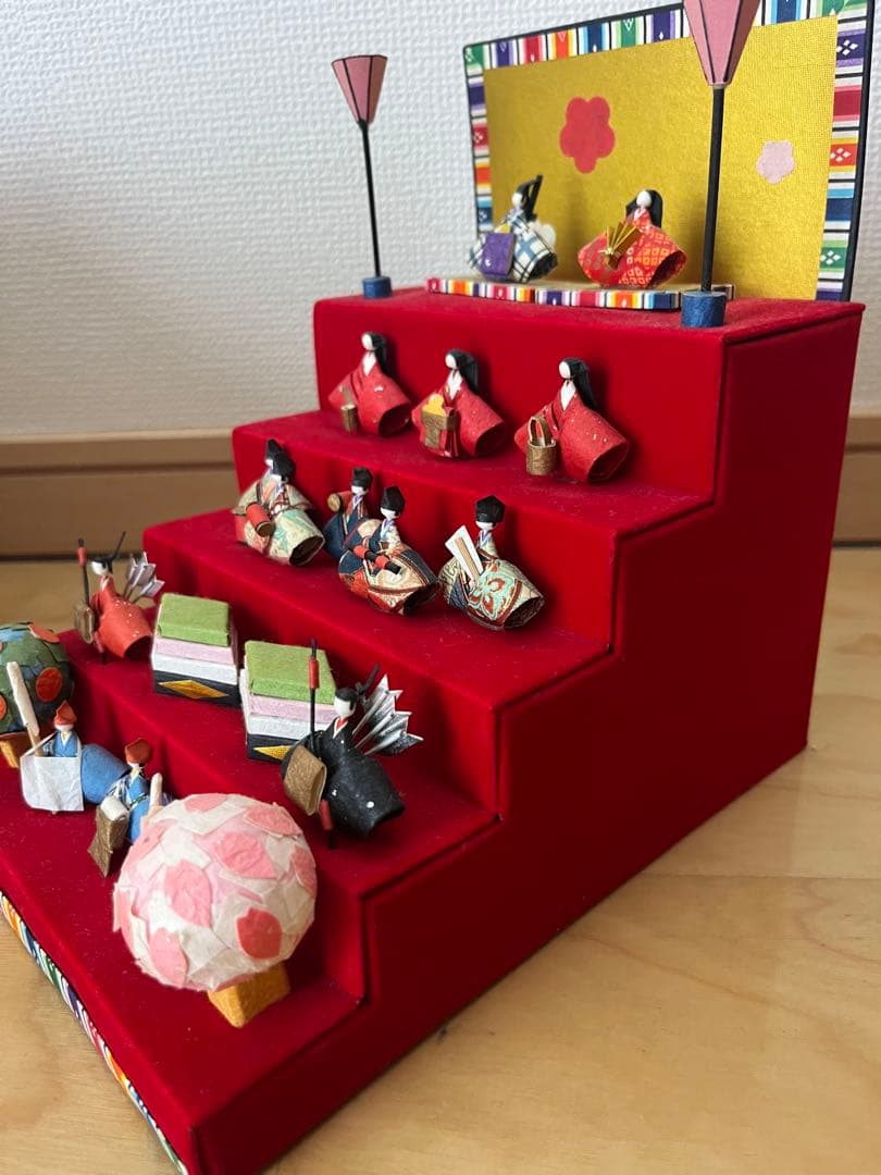 丹青堂　和紙　雛飾り　レトロ　昭和