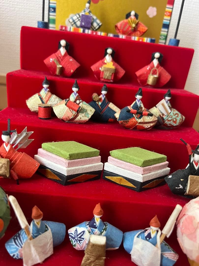 丹青堂　和紙　雛飾り　レトロ　昭和