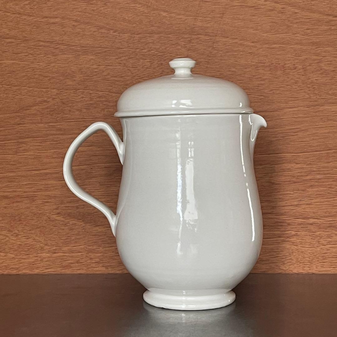 人気陶芸家岡田直人　蓋付きピッチャー新品