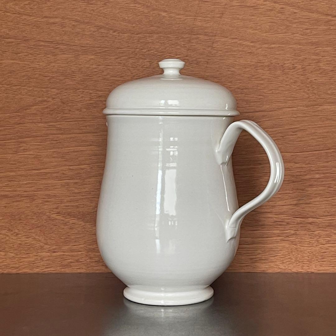 人気陶芸家岡田直人　蓋付きピッチャー新品