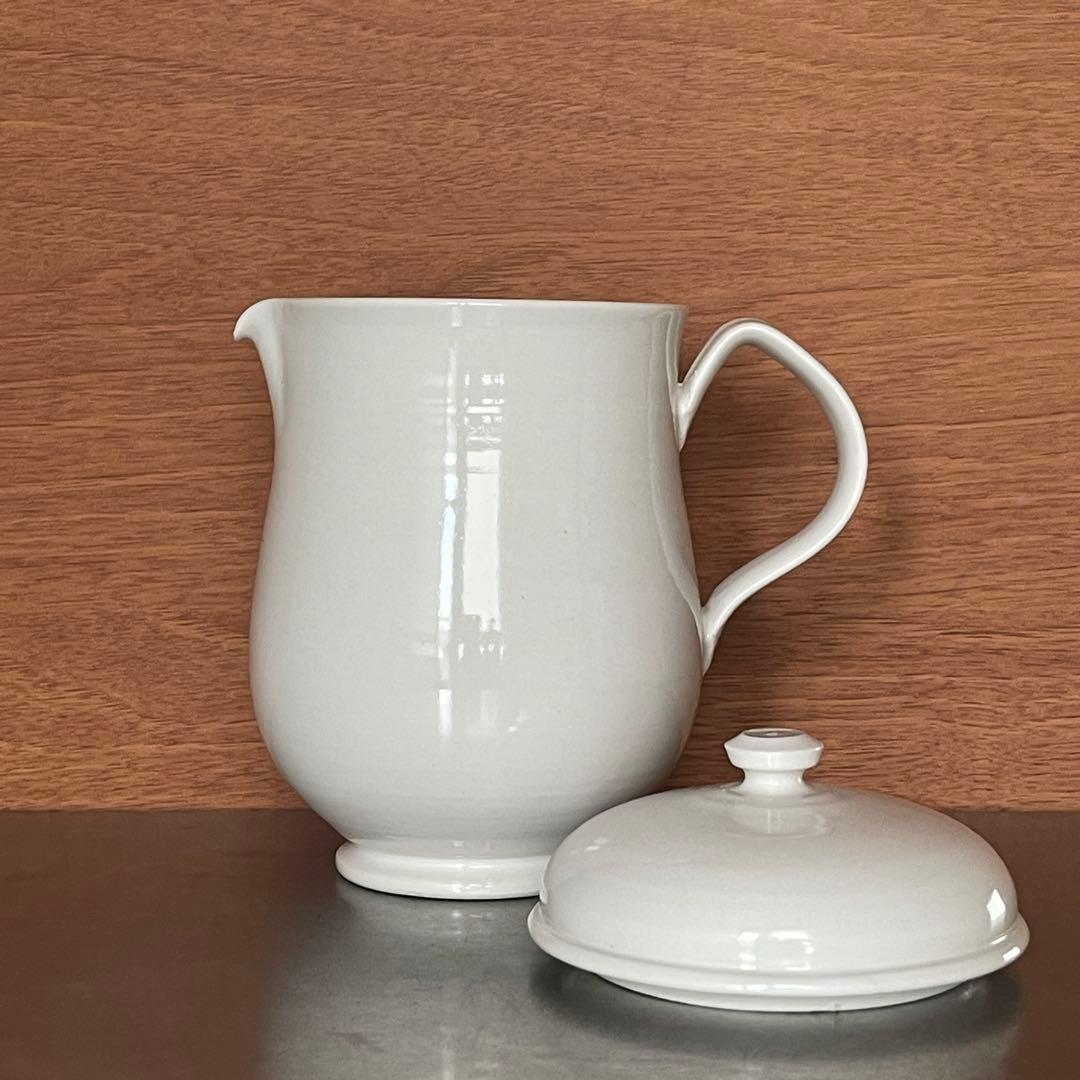 人気陶芸家岡田直人　蓋付きピッチャー新品