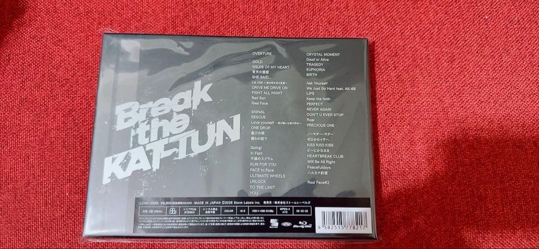 アイドル Break the KAT-TUN B Blu-ray