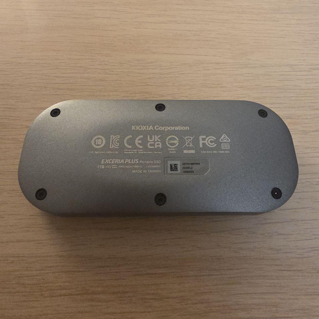 KIOXIA EXCERIA PLUS ポータブルSSD1TB