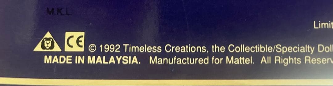 ミッジ　ポーセリン　30thアニバーサリー　バービー のお友達