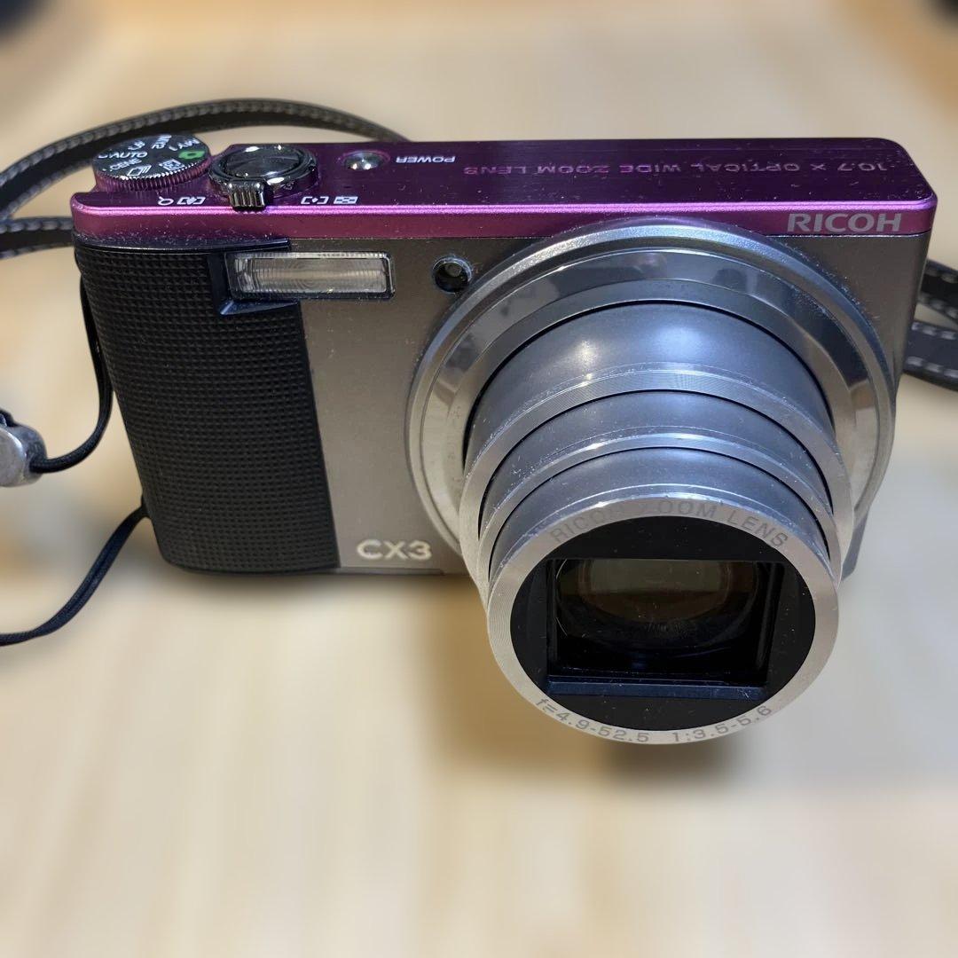 RICOH CX3 2000万画素 コンパクトデジタルカメラ【純正革ケース付き】
