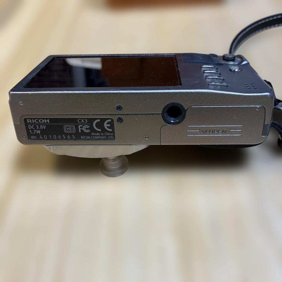 RICOH CX3 2000万画素 コンパクトデジタルカメラ【純正革ケース付き】