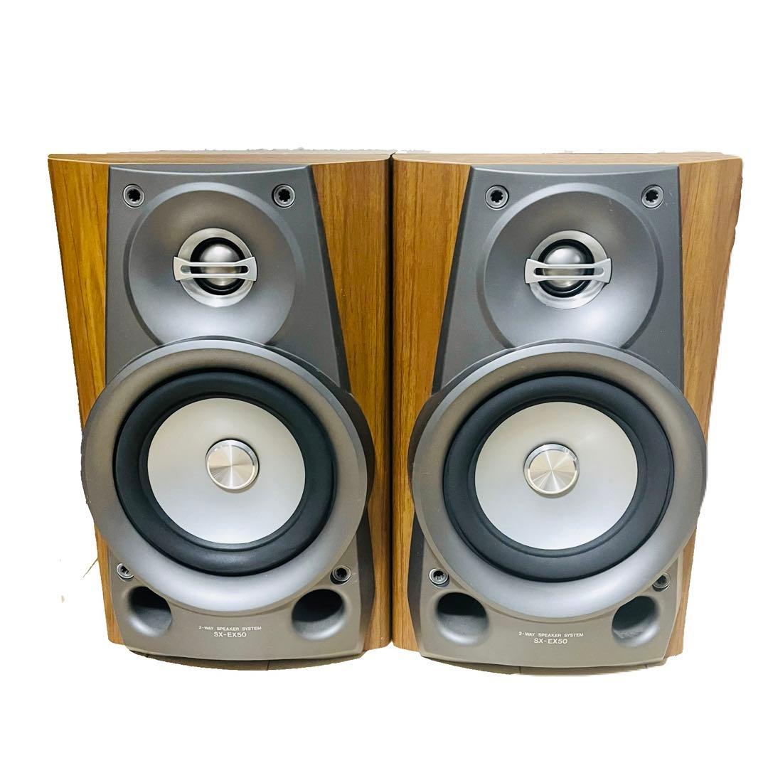 ビクター　EX-50 スピーカーセット　CD MD カセットテープ再生可能